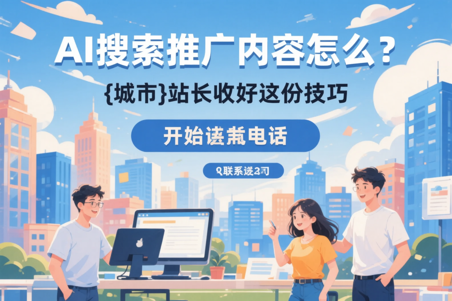 AI搜索推广内容怎么写？乌兰察布站长收好这份技巧