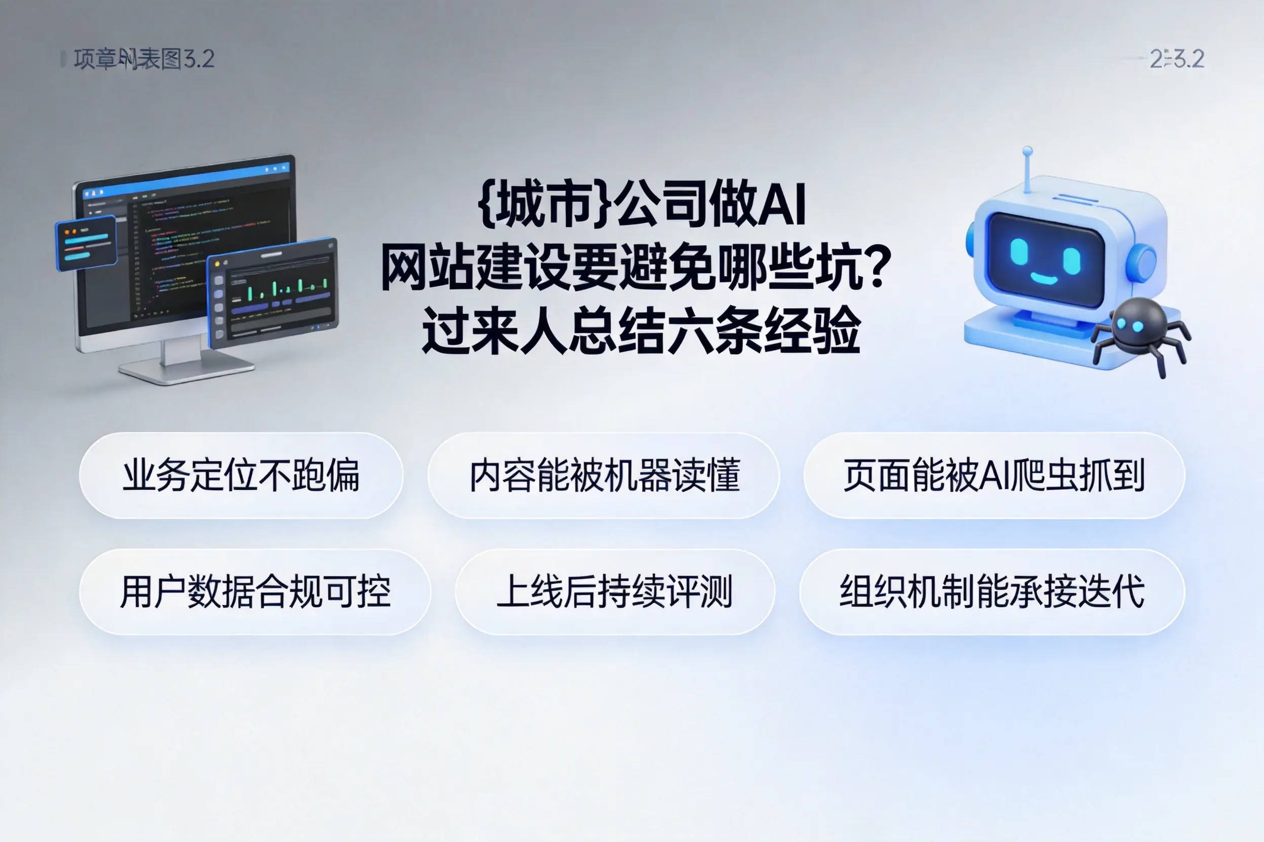 乌兰察布公司做AI网站建设要避免哪些坑？过来人总结六条经验