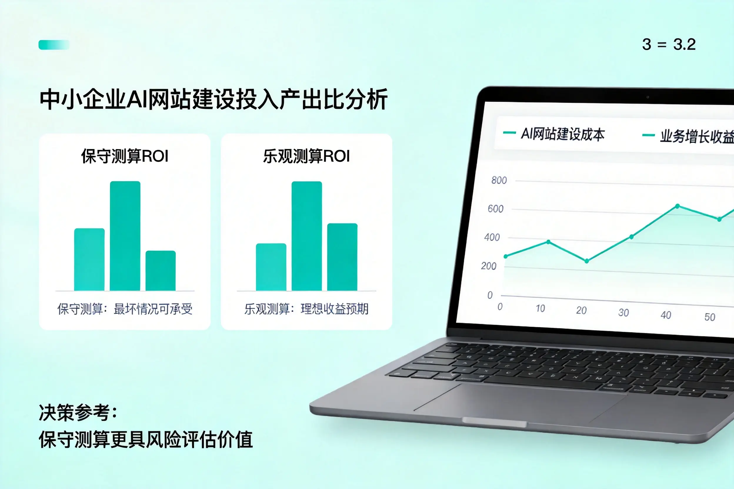 乌兰察布中小企业AI网站建设投入产出比怎么算?先看这份分析