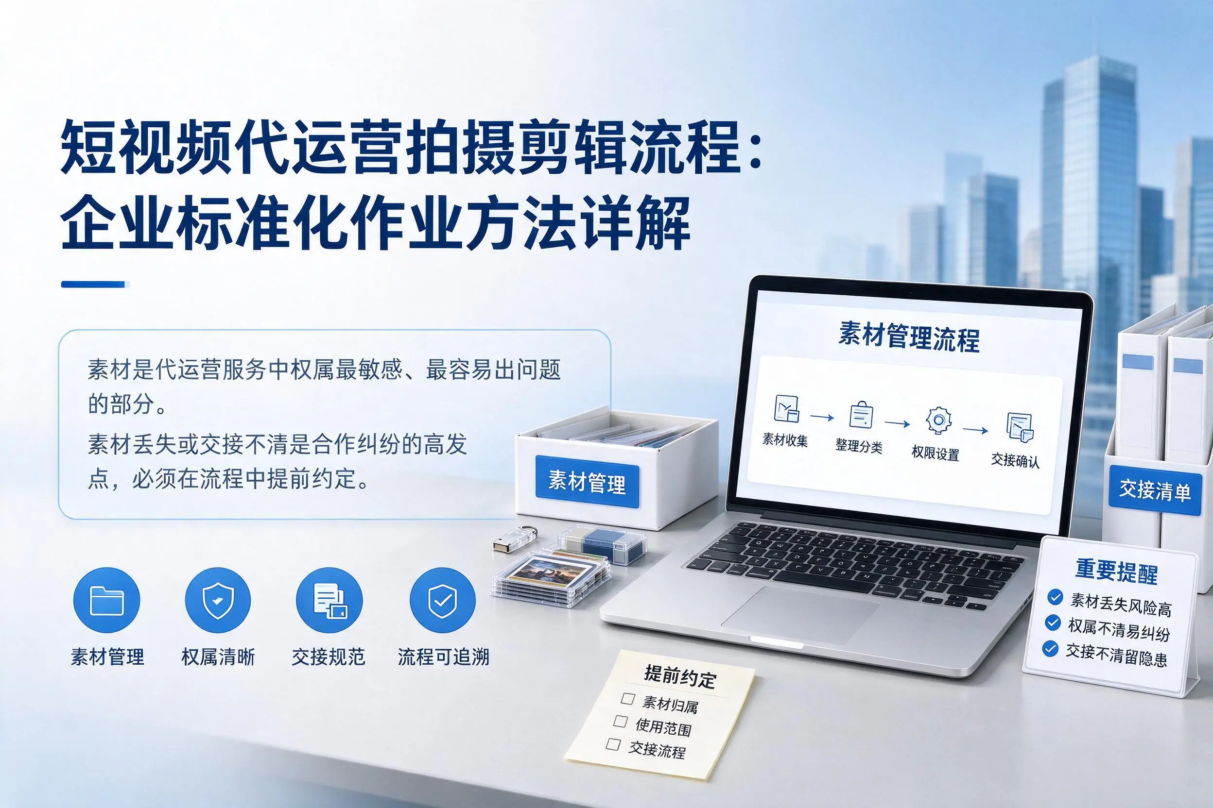 短视频代运营拍摄剪辑流程：乌兰察布企业标准化作业方法详解