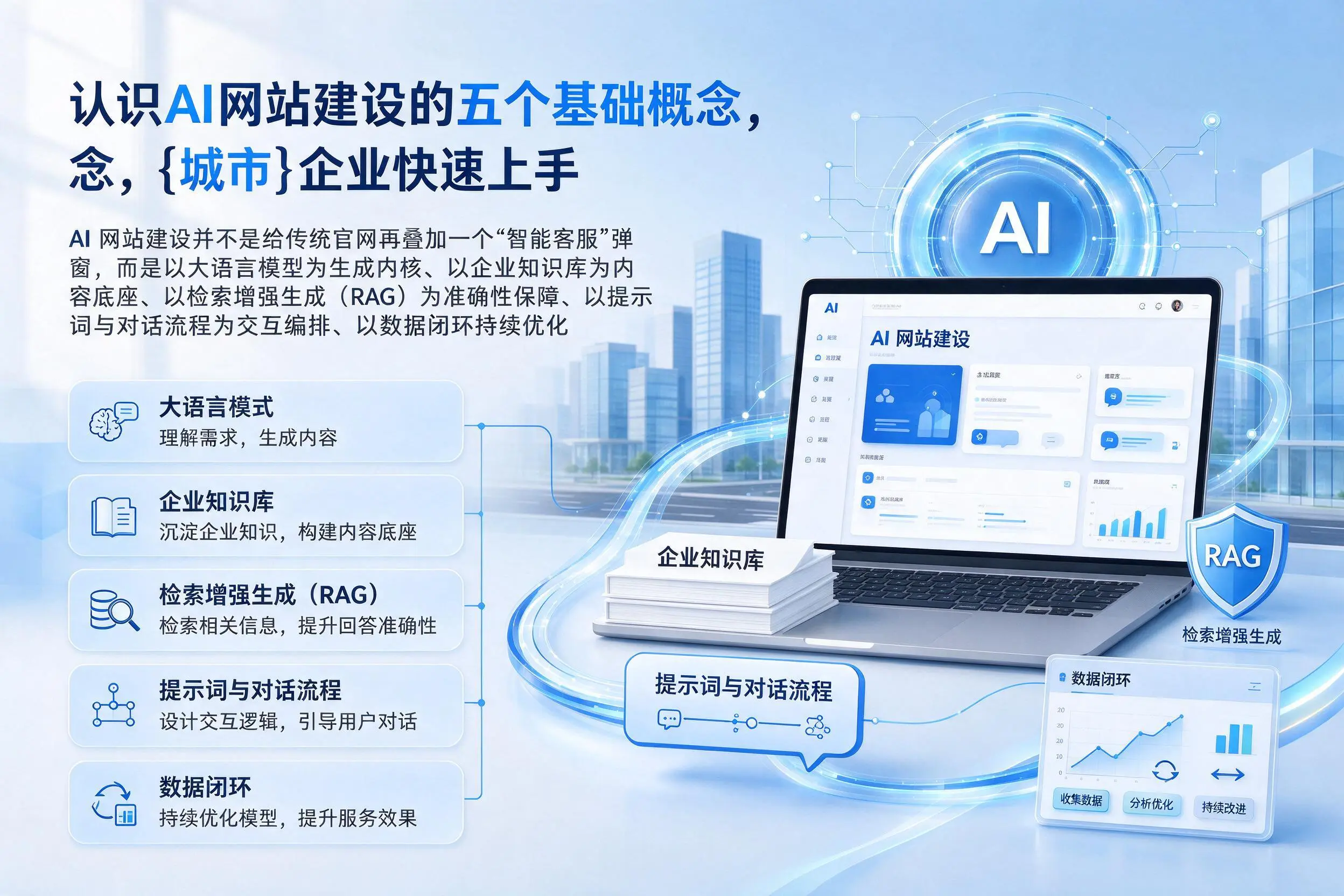 认识AI网站建设的五个基础概念，乌兰察布企业快速上手