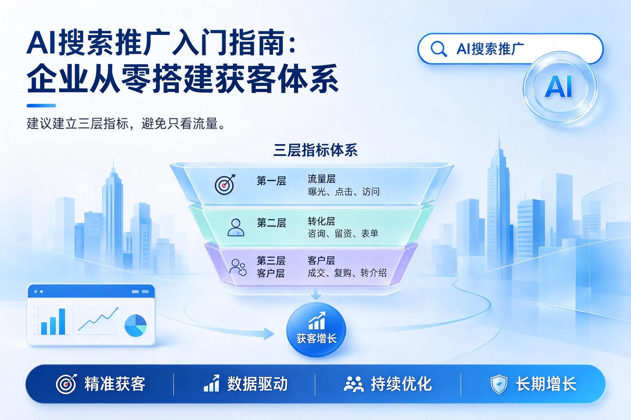 AI搜索推广入门指南:乌兰察布企业从零搭建获客体系