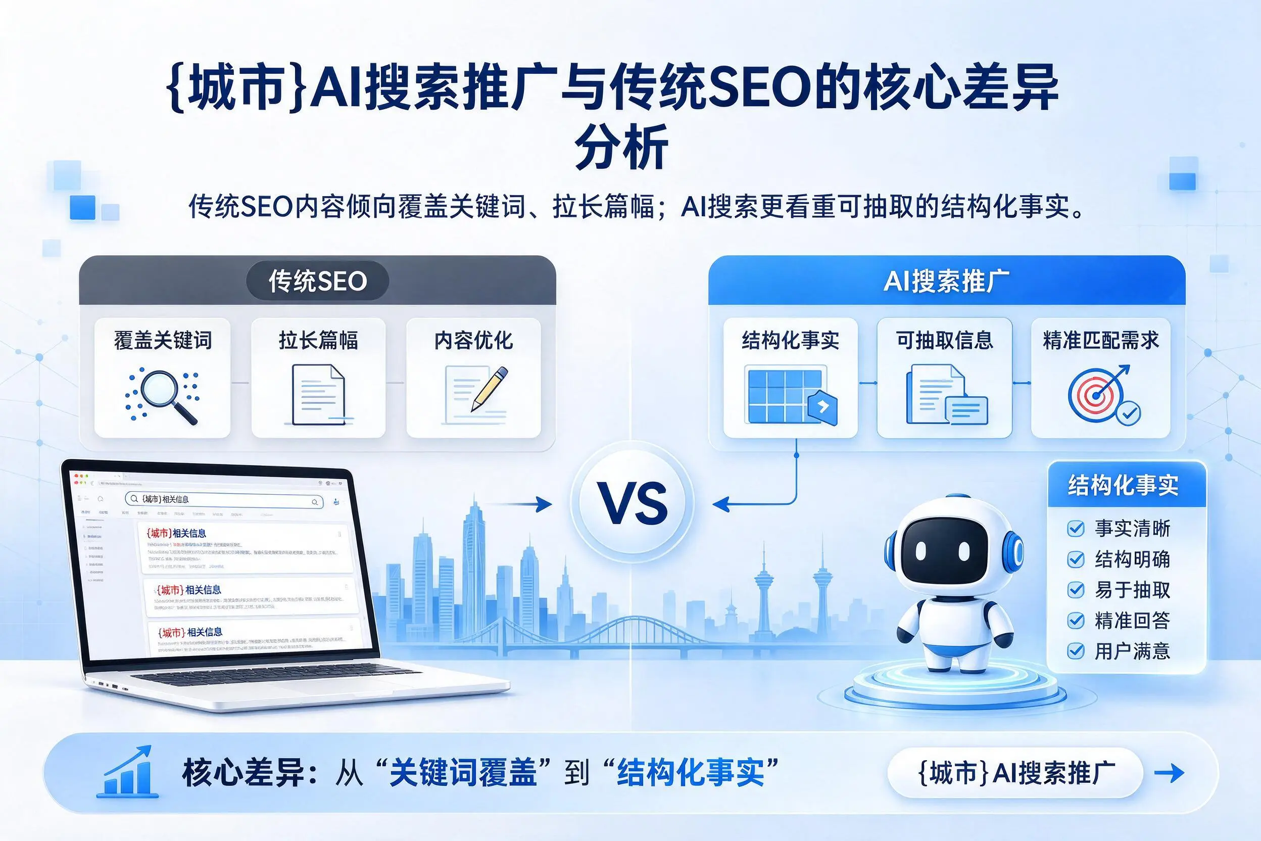 乌兰察布AI搜索推广与传统SEO的核心差异分析
